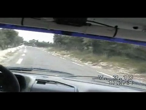 RALLYE DES VINS DU GARD 2010 ES1 Valliguieres