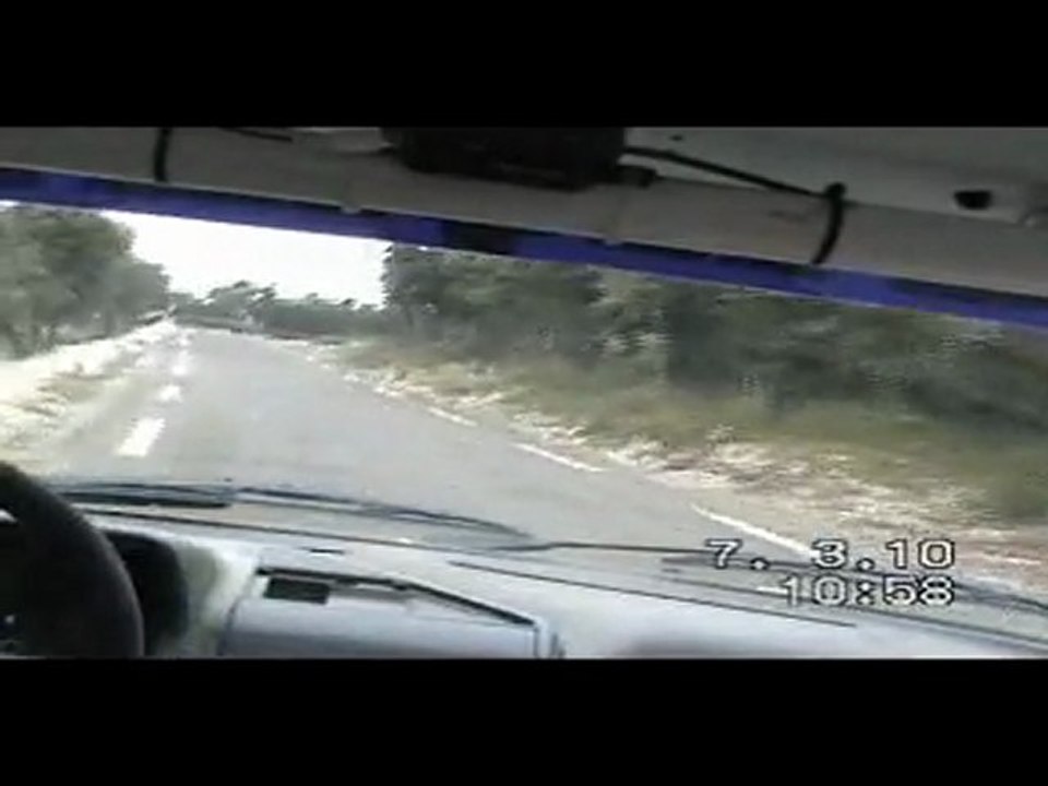 RALLYE DES VINS DU GARD 2010 ES1 Valliguieres