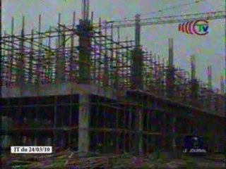 Travaux de l'hôpital de Bacongo et de l'aéroport Maya-Maya