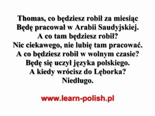 Polnisch lernen. Konversation Polnisch.