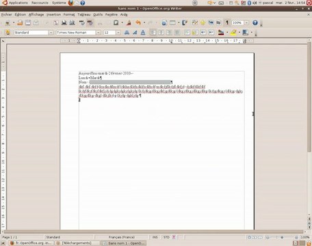 Présentation de OpenOffice Traitement de Texte