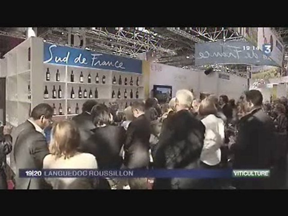 Les Vins Sud de France à Prowein ©France3
