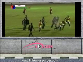 POLICE PEPPER SPRAY FOOTBALLERS