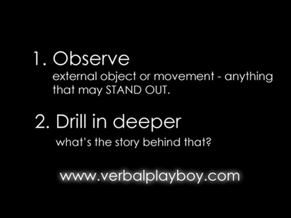 How to Talk to a Girl - What's Your Story Method