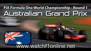watch formula one Australian gp 2010 live online