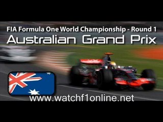 watch formula one Australian gp 2010 live online