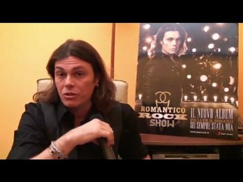 intervista gianluca grignani del album ROMANTICO ROCK SHOW