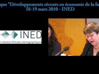 Colloque INED : Présentation Directrice