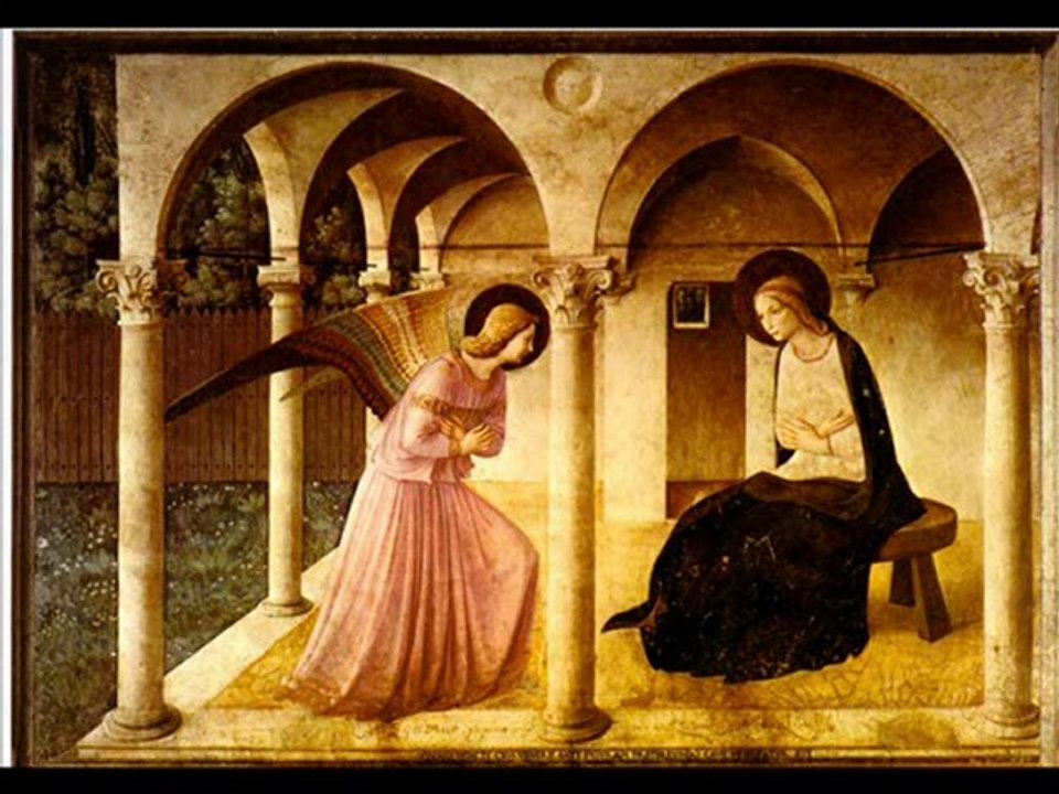 L'annonciation ( Abbaye de Keur Moussa au SÉNÉGAL )