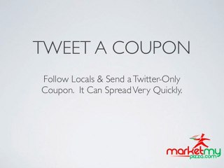 Pizza Online Marketing Tips - Quick Twitter Tip