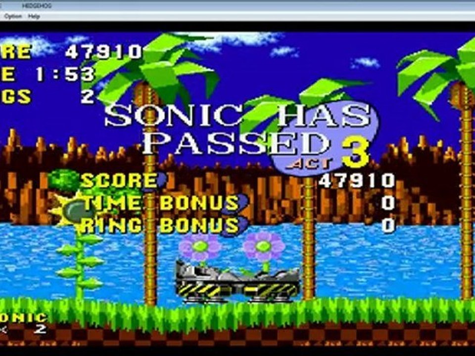 1er Vidéotest sur Sonic the hedgehog (MegaDrive)