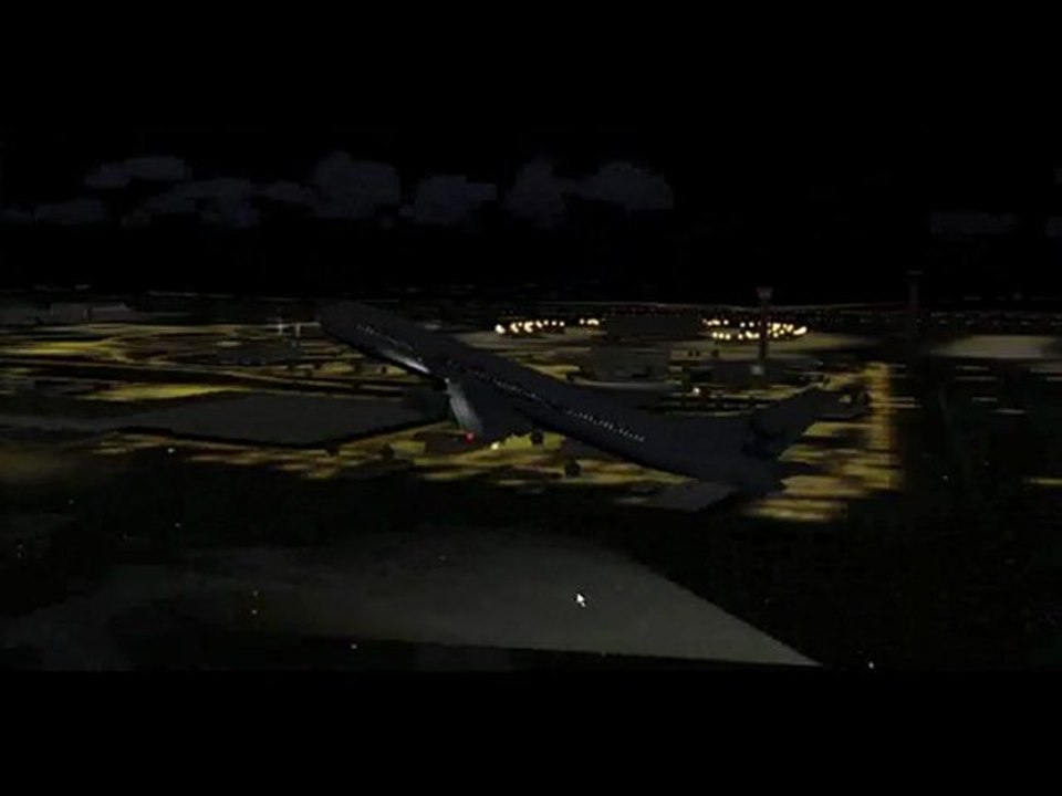 FS2004 LFPG to EGLL
