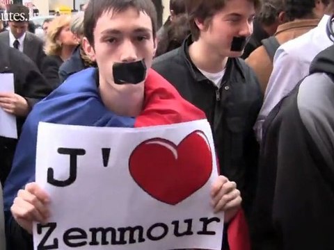 Manifestation de soutien à Eric Zemmour