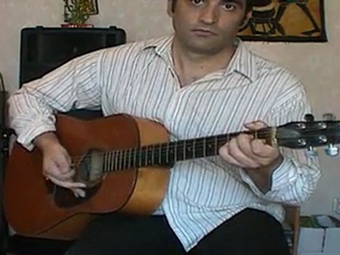 Une façon d'accompagner Pretty woman à la guitare sèche