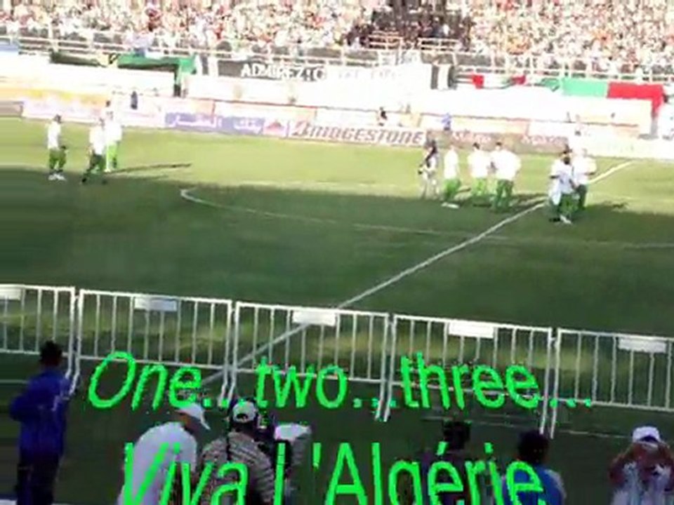 Algérie 3 - Egypte 1. Ambiance dans les tribunes