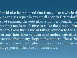 Understanding Auto Glass Repair In Bettendorf Iowa