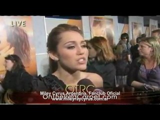 Miley Cyrus - The Last Song Premiere Interview - 03.25.2010