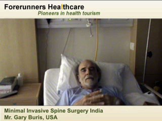 American Citizen gets Spine Surgery in India at Mumbai.