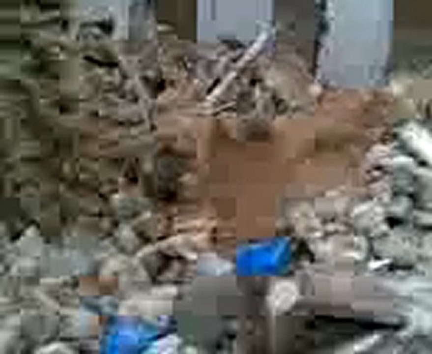 انهيار منزل بتازة العليا