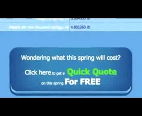 Compression Spring Calculator Video