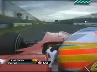 Alonso FP2  onboard Australia 2010