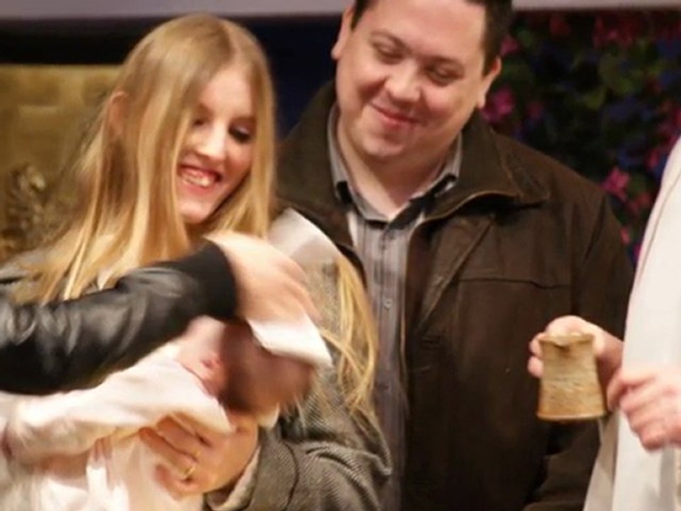 Bapteme Justine, Thibault, Theo