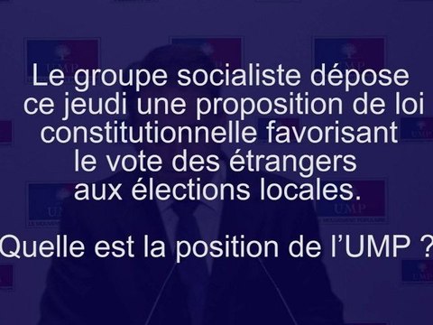 Je suis contre le droit de vote des étrangers aux élections