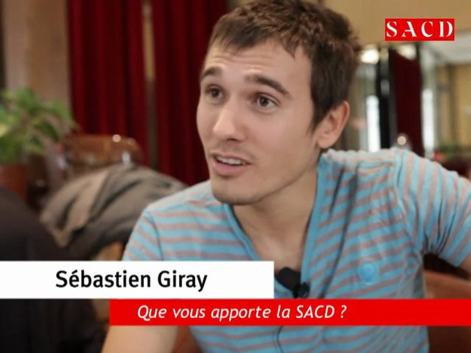 Sébastien Giray, humoriste : que vous apporte la SACD ?