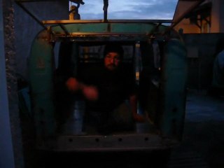 malle arrière 2CV fait maison