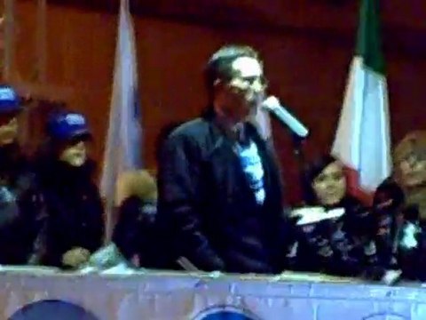 Matera comizi dei candidati sindaco Savino Tosto e Adduce