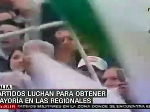 Próximas elecciones regionales en Italia
