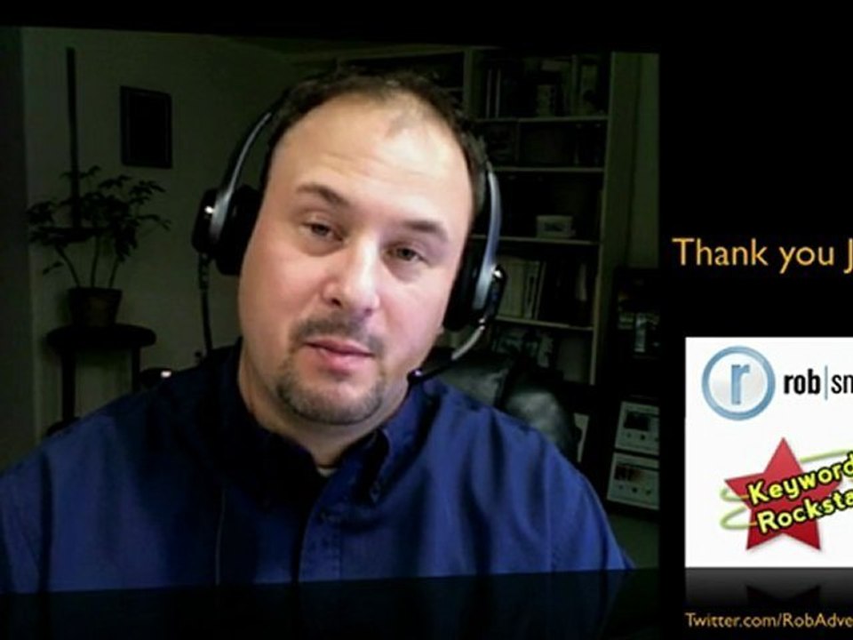 Thank you Jon - Keyword Rockstar