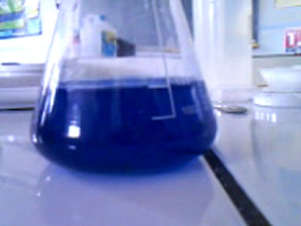 Mon experience en chimie