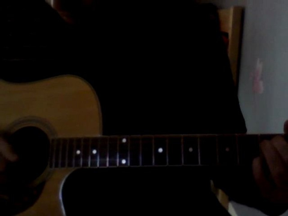 Behind blue eyes cover guitare