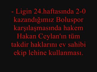 2009-2010 Sezonu Samsunspora Yapılan Haksızlıklar