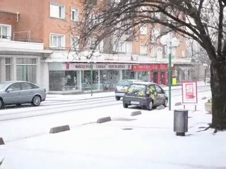 Maubeuge sous la grêle