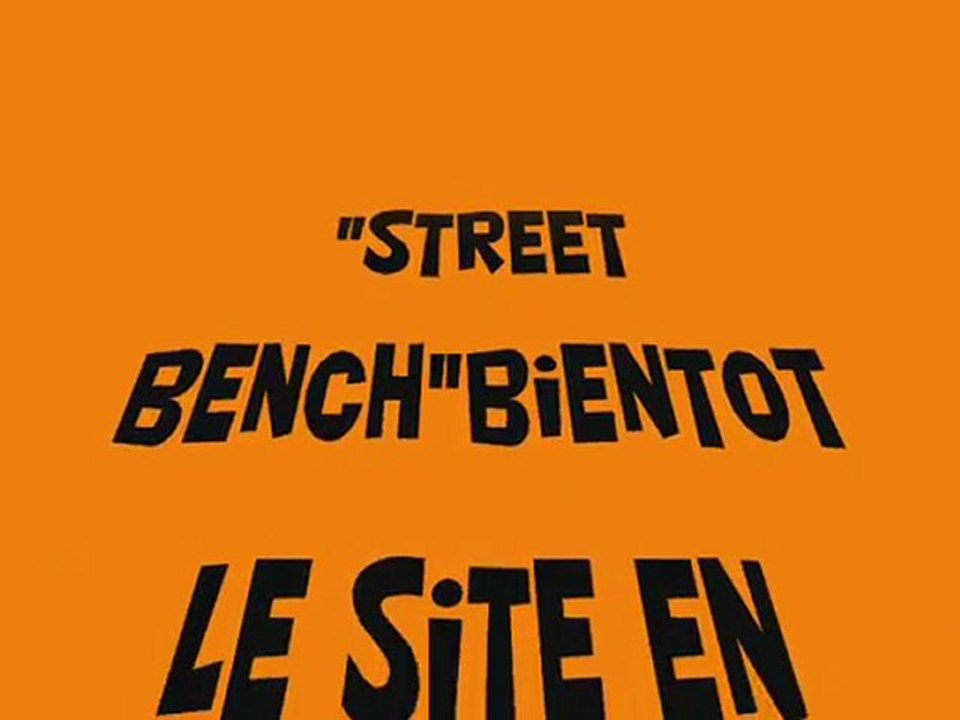 Street bench"petit"teaser "street bench"