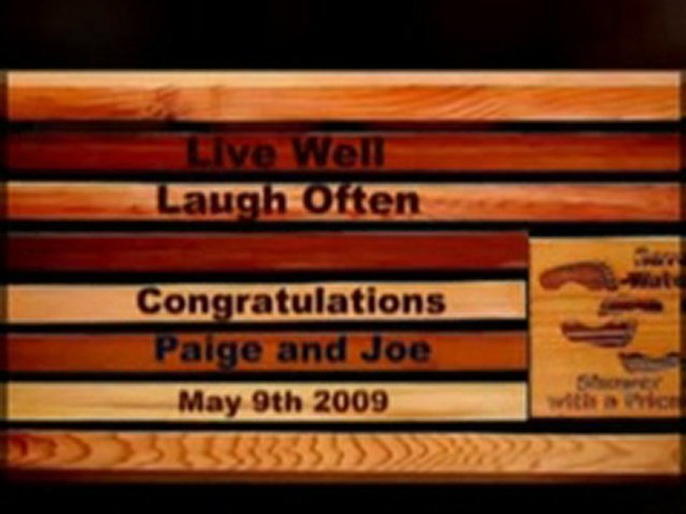 Personalized Cedar Doormats a Unique Wedding Gift Idea