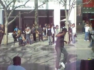 Dancing on 3rd Street Promenade, Santa Monica