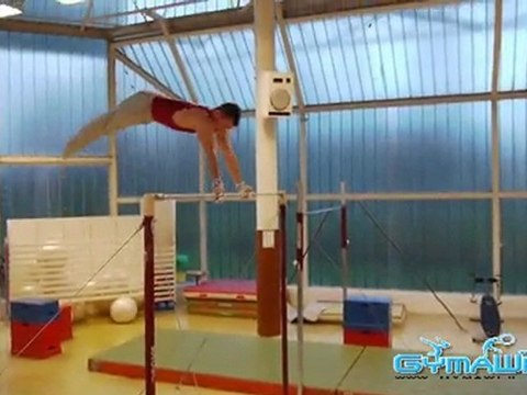 Engagé Adler à la barre fixe