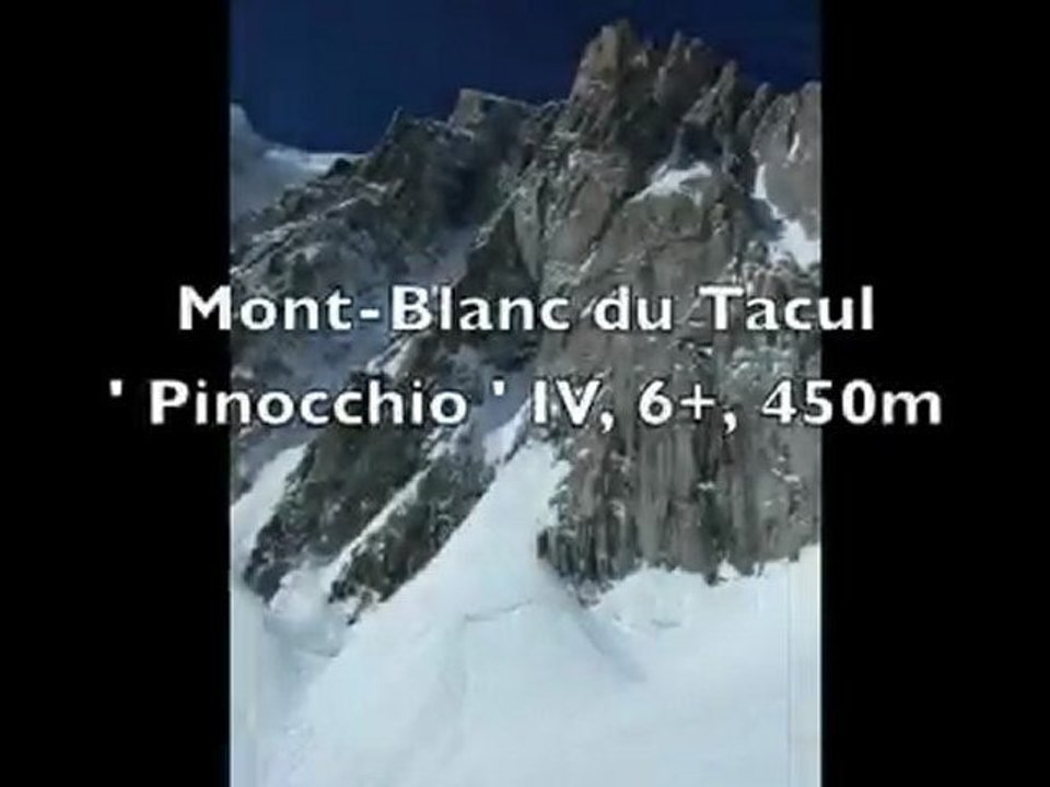 Pinocchio, Mont Blanc du Tacul
