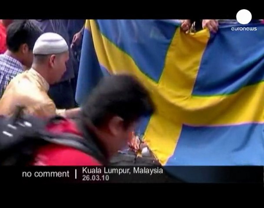 Manifestation contre une caricature du prophète Mahomet