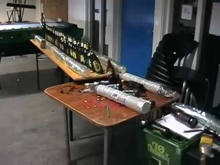 record domino bouteille de verre