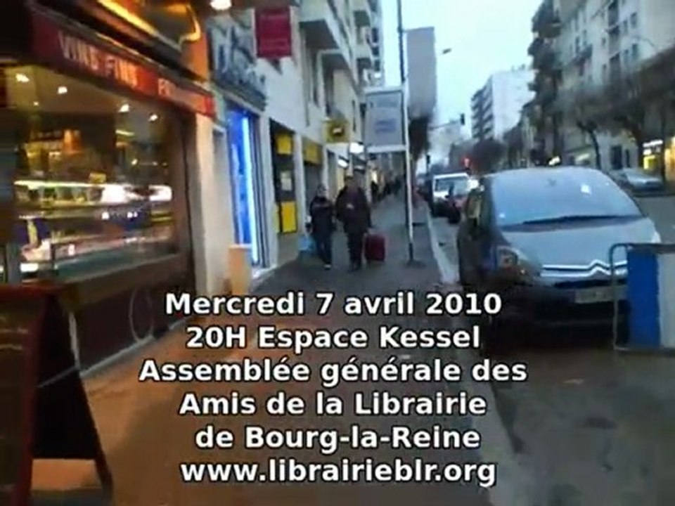 7 avril AG des amis de la librairie de BLR