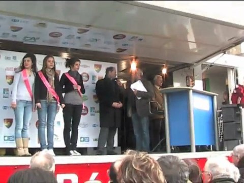 arrivée d'étape à Avranches - Tour de Normandie 2010