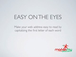 Pizza Online Marketing Tips - Web Address