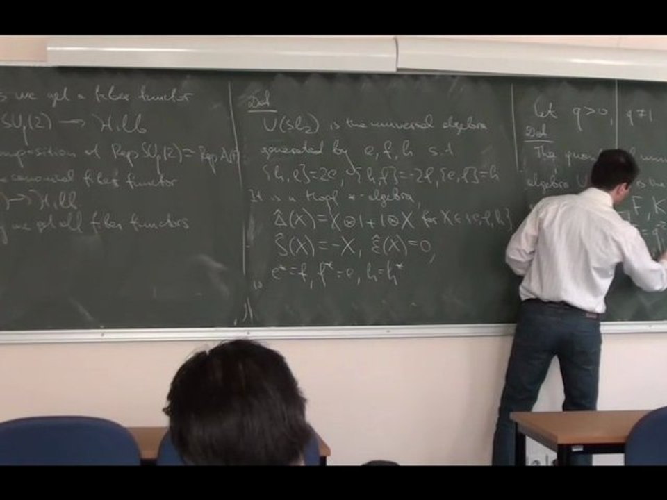 5 - Compact quantum groups & their representation categories