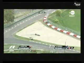 Accrochage Hamilton - Webber