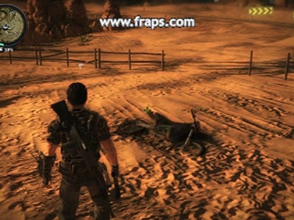 Bug moto Just cause 2