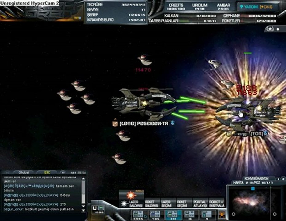 Darkorbit TR3 POSEİDON SHOW Adam Böyle Kesilir